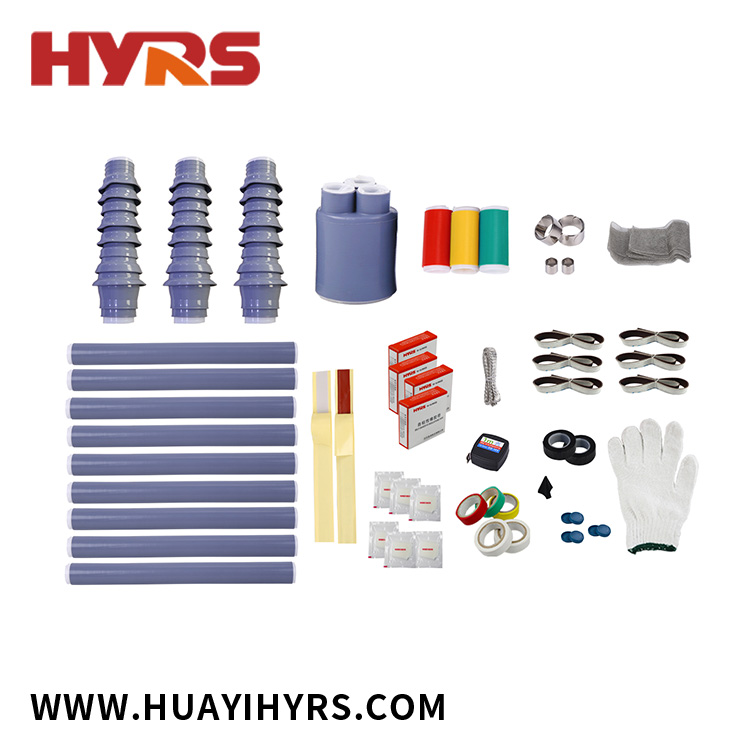 ပြင်ပအတွက် 35kV Cold Shrinkable Three Cores Termination Kit