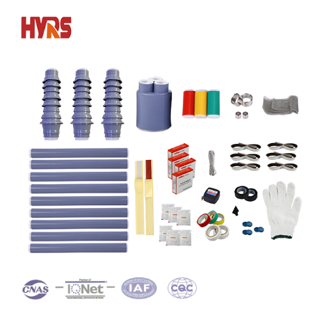 ပြင်ပအတွက် HUAYI-HYRS 35kV Cold Shrinkable Three Cores Termination Kit